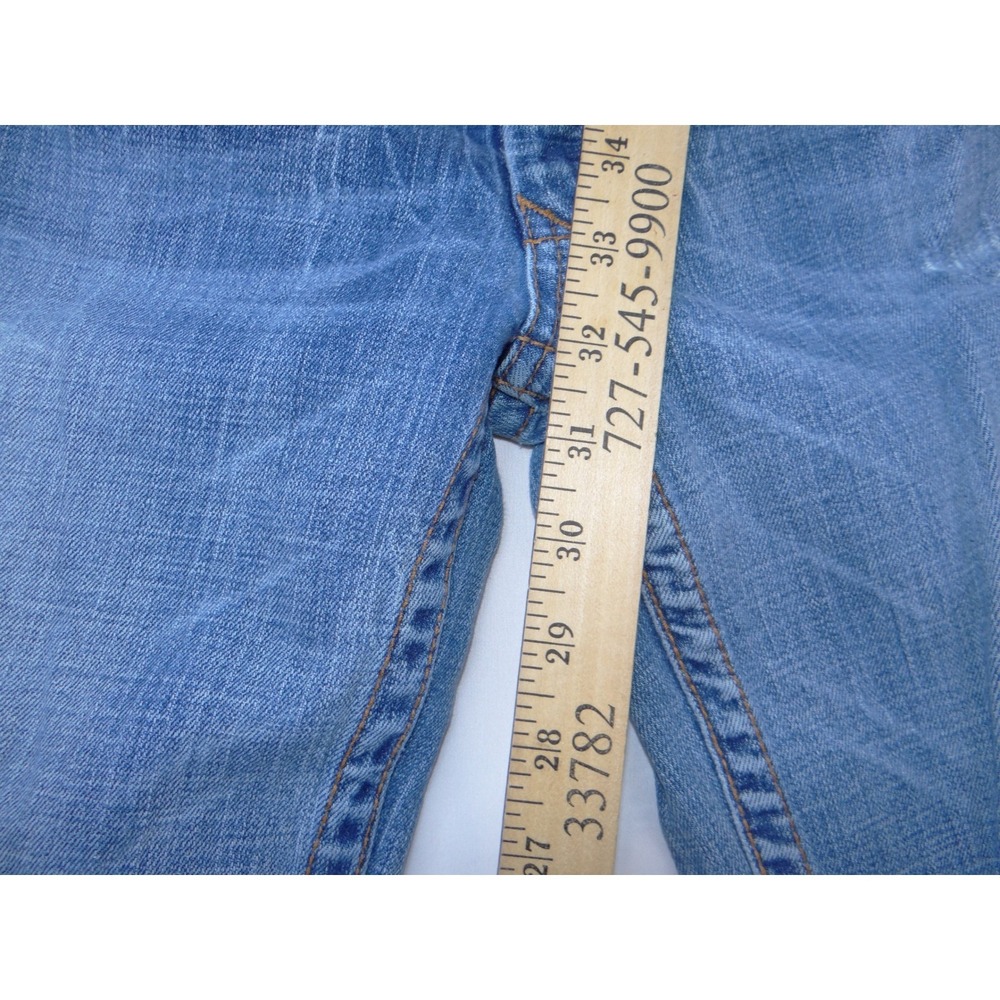 Big Star Casey Bootcut Jeans Womens 28XL Medium Wash Embroidered Low Rise Tall - Picture 6 of 7
